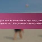 Volleyball Rules: Rules for Different Age Groups, Rules for Different Skill Levels, Rules for Different Genders